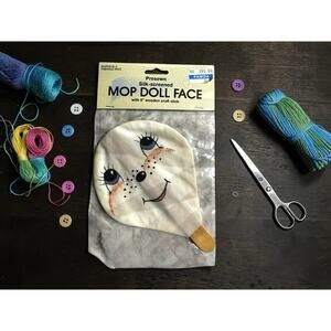Vintage Mop Doll Face Kit NOS